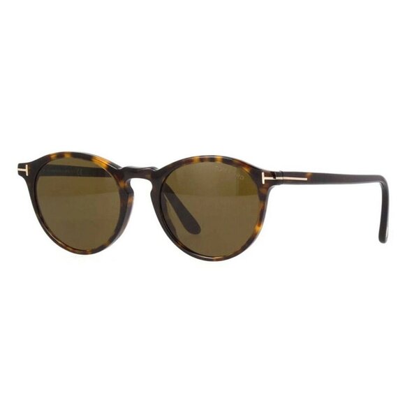 NEW FT0904/S 52J TOM FORD TF904 52J DARK HAVANA/ROVIEX 52mm SUNGLASSES - Picture 2 of 3